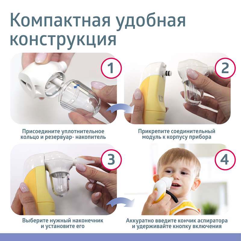Назальный аспиратор медицинский B.Well WC-150